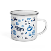 Nautical Enamel Mug
